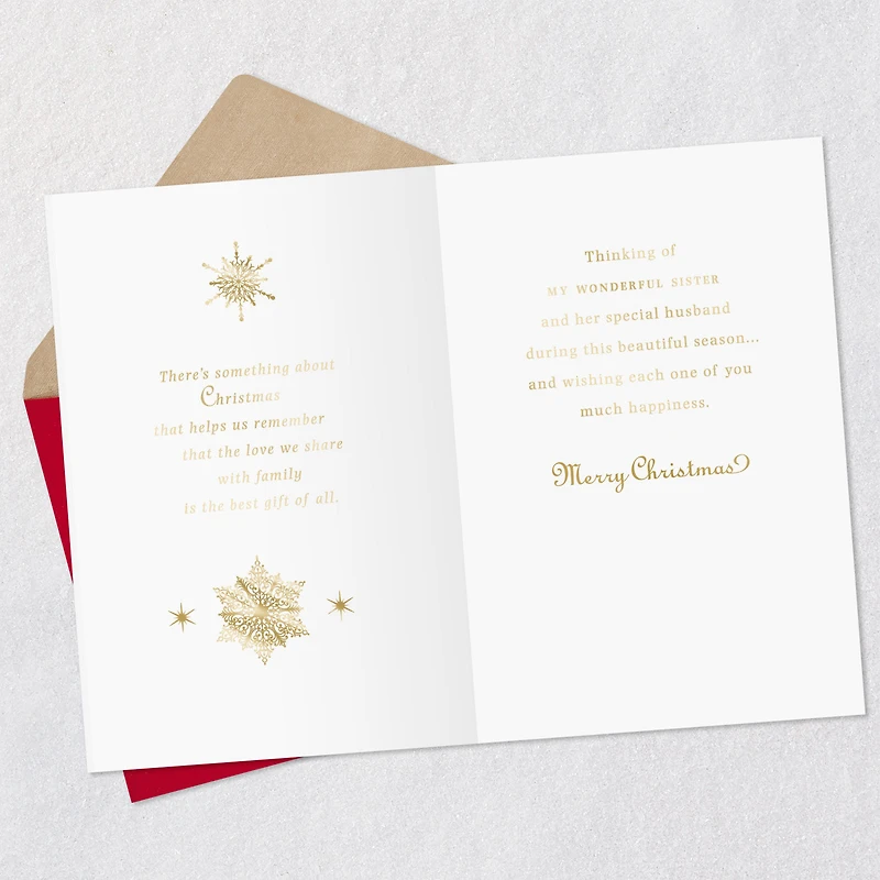 The Love We Share Christmas Card for Sister and Her Husband for only USD 3.99 | Hallmark