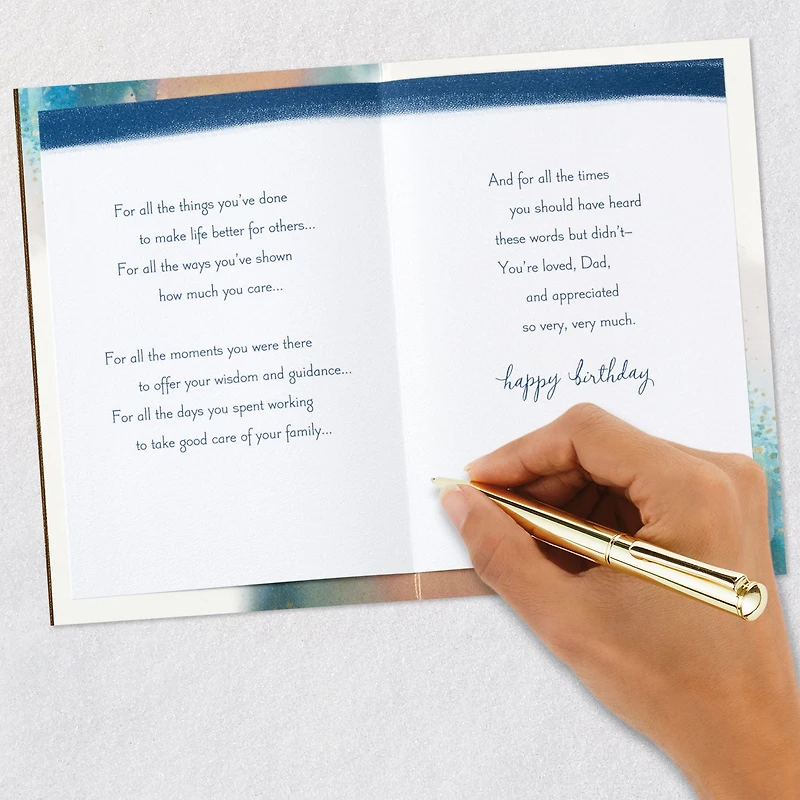 You're Loved and Appreciated Very Much Birthday Card for Dad for only USD 6.99 | Hallmark