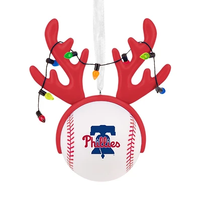 MLB Philadelphia Phillies™ Reindeer Baseball Hallmark Ornament for only USD 12.99 | Hallmark