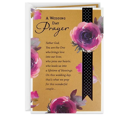 A Wedding Day Prayer Religious Wedding Card for only USD 4.99 | Hallmark