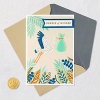 Bundle of Wonder New Baby Boy Card for only USD 6.99 | Hallmark