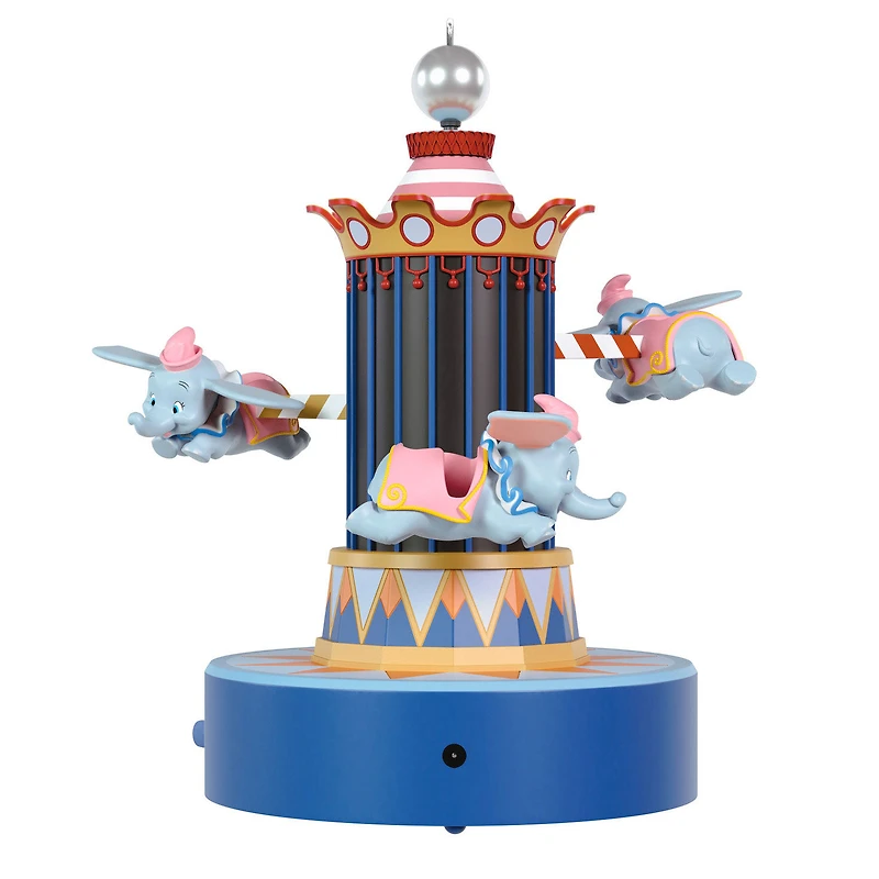 Disney Parks Memories 70 Years of Disneyland Dumbo the Flying Elephant Musical Ornament With Light and Motion for only USD 69.99 | Hallmark