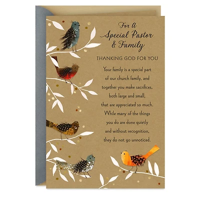 Truly Appreciated and Loved Religious Clergy Appreciation Card for Pastor and Family for only USD 2.99 | Hallmark