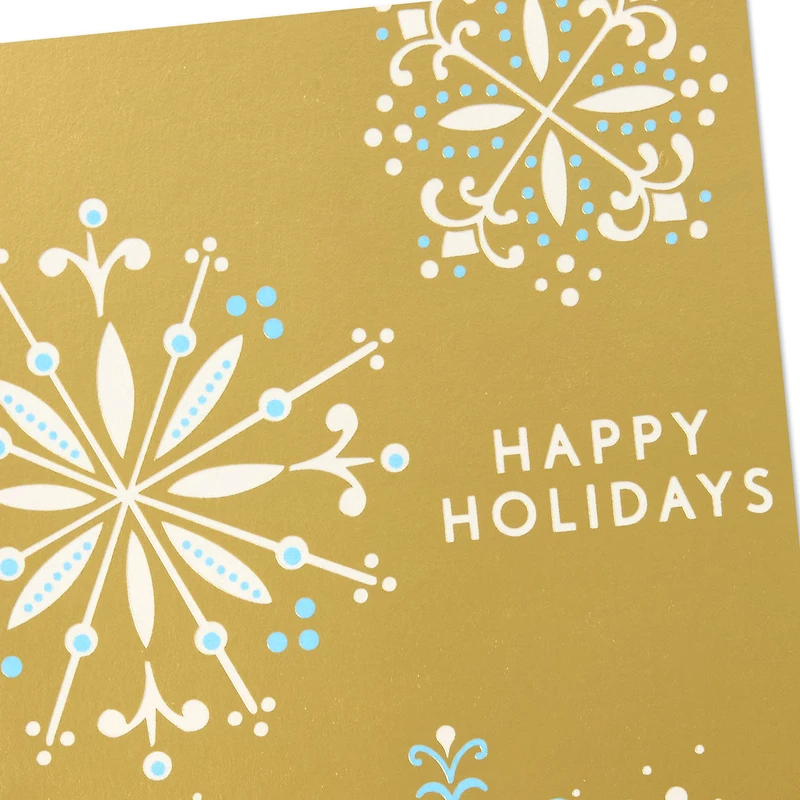 Snowflakes on Gold Money Holder Christmas Cards, Pack of 10 for only USD 8.99 | Hallmark