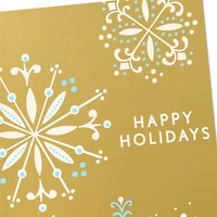 Snowflakes on Gold Money Holder Christmas Cards, Pack of 10 for only USD 8.99 | Hallmark