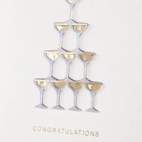 Cheers to a Lifetime of Happiness Wedding Card for only USD 8.59 | Hallmark
