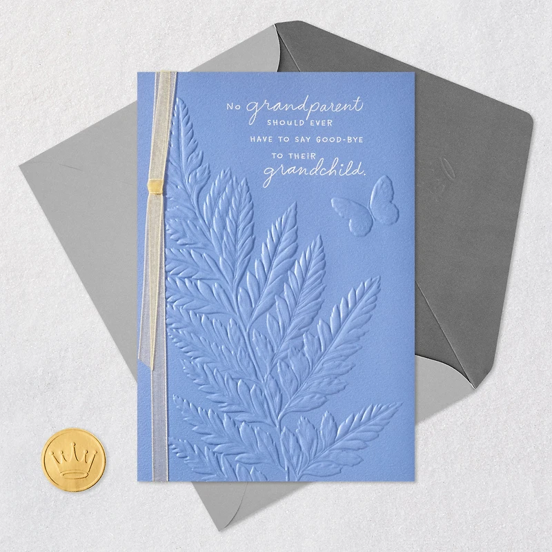 No Grandparent Should Have to Say Good-bye Sympathy Card for Loss of Grandchild for only USD 4.59 | Hallmark