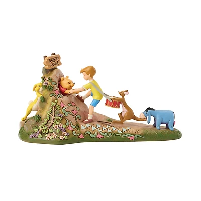 Jim Shore Disney Winnie the Pooh and Friends Figurine, 5.5" H for only USD 137.99 | Hallmark