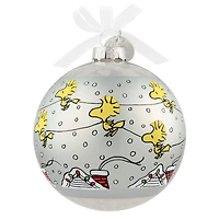 Peanuts® 75th Anniversary Special Edition Glass Ornament for only USD 33.99 | Hallmark