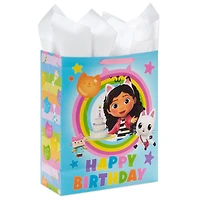 15.5" DreamWorks Animation Gabby's Dollhouse Extra-Large Birthday Gift Bag With Tissue Paper for only USD 7.99 | Hallmark