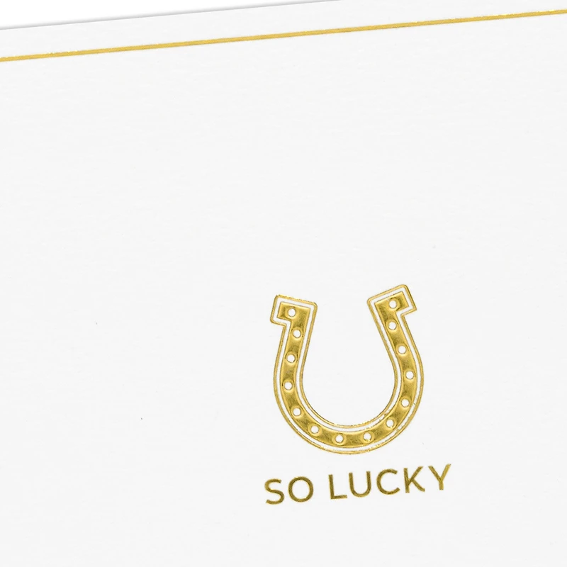So Lucky Horseshoe Blank Notes, Pack of 10 for only USD 12.49 | Hallmark
