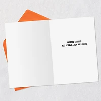 Dead Serious Skeleton Funny Halloween Card for only USD 2.00 | Hallmark