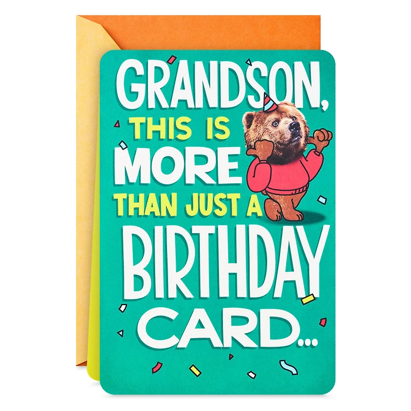 A Non-Embarrassing, Imaginary Hug Funny Pop-Up Birthday Card for Grandson for only USD 6.59 | Hallmark
