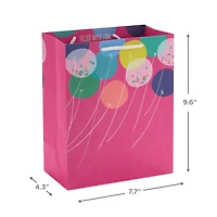9.6" Balloons on Magenta Medium Gift Bag for only USD 3.99 | Hallmark
