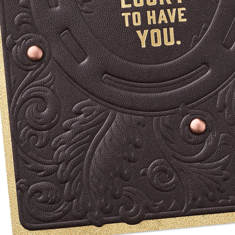 Lucky to Have You, Horseshoe Birthday Card for Nephew for only USD 8.59 | Hallmark