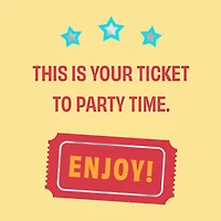 Your Ticket to Party Time Birthday Card for Kids for only USD 3.99 | Hallmark