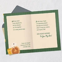 God Has Blessed Us Religious Thanksgiving Card for Husband for only USD 3.99 | Hallmark