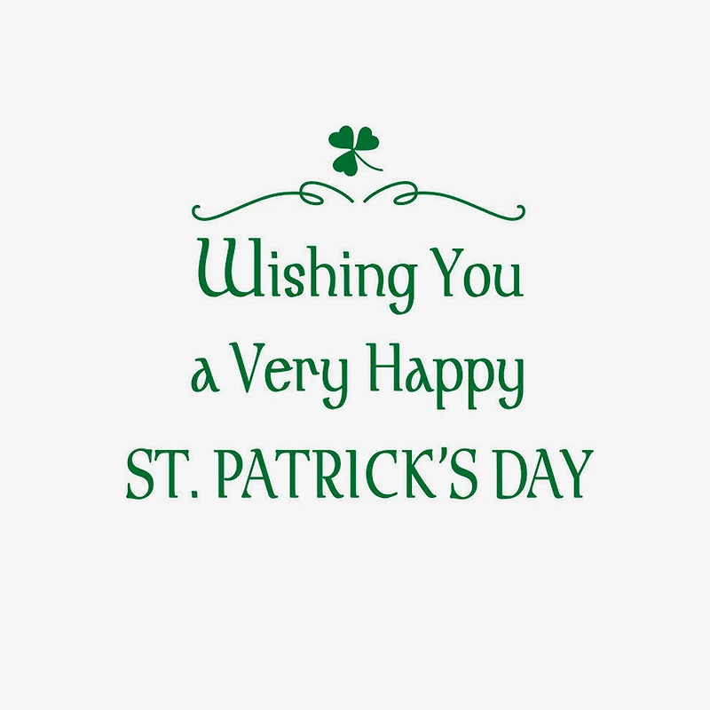 Irish Blessing May Luck Follow You St. Patrick's Day Card for only USD 2.00 | Hallmark