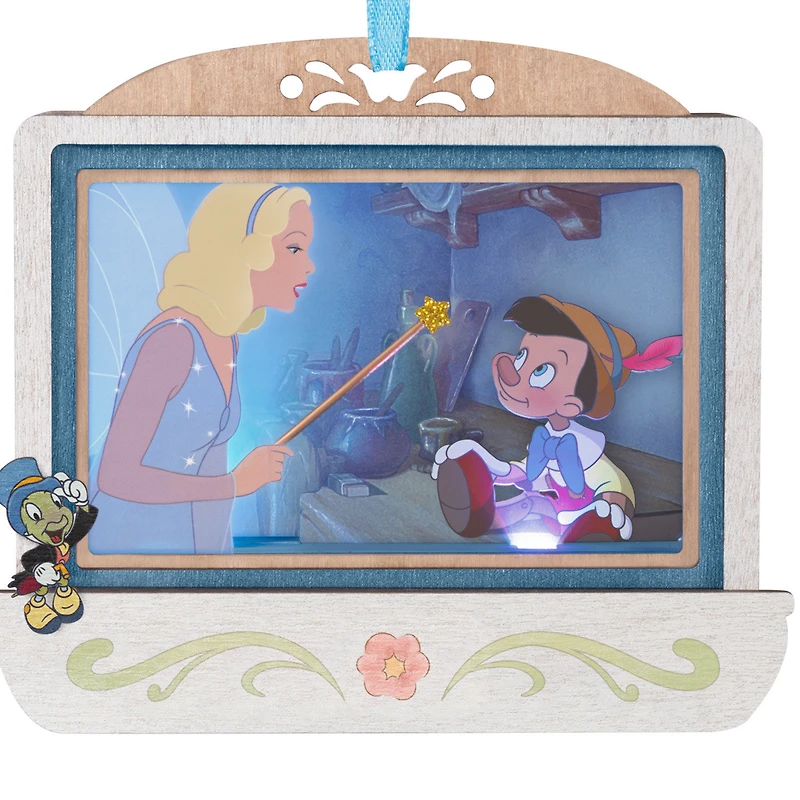 Disney Pinocchio 85th Anniversary Geppetto’s Wish Come True Papercraft Ornament With Light for only USD 27.99 | Hallmark