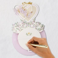 Gold Heart with Flowers Musical 3D Pop-Up Love Card with Motion for only USD 14.99 | Hallmark