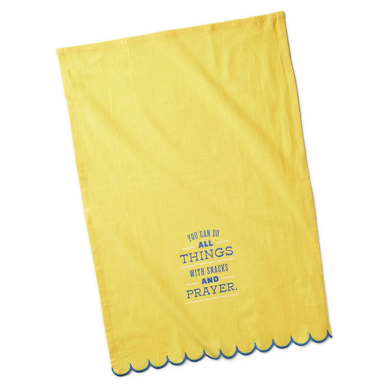 Snacks and Prayer Tea Towel, 18x26 for only USD 14.99 | Hallmark