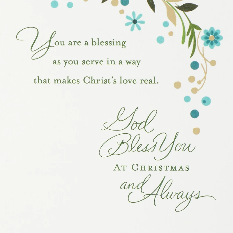 God Bless You As You Serve the Lord Religious Christmas Card for only USD 5.59 | Hallmark