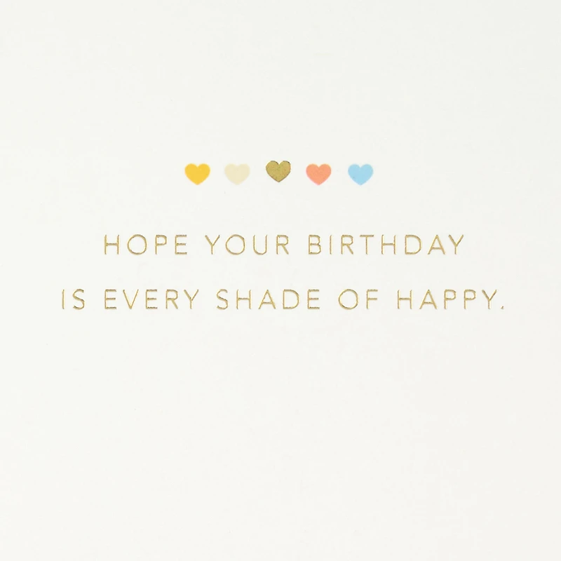 Every Shade of Happy Birthday Card With Removable Fabric Patch for only USD 8.59 | Hallmark