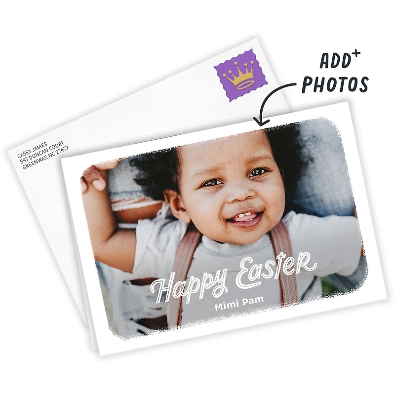 White Frame Horizontal Custom Easter Card for only USD 4.99 | Hallmark