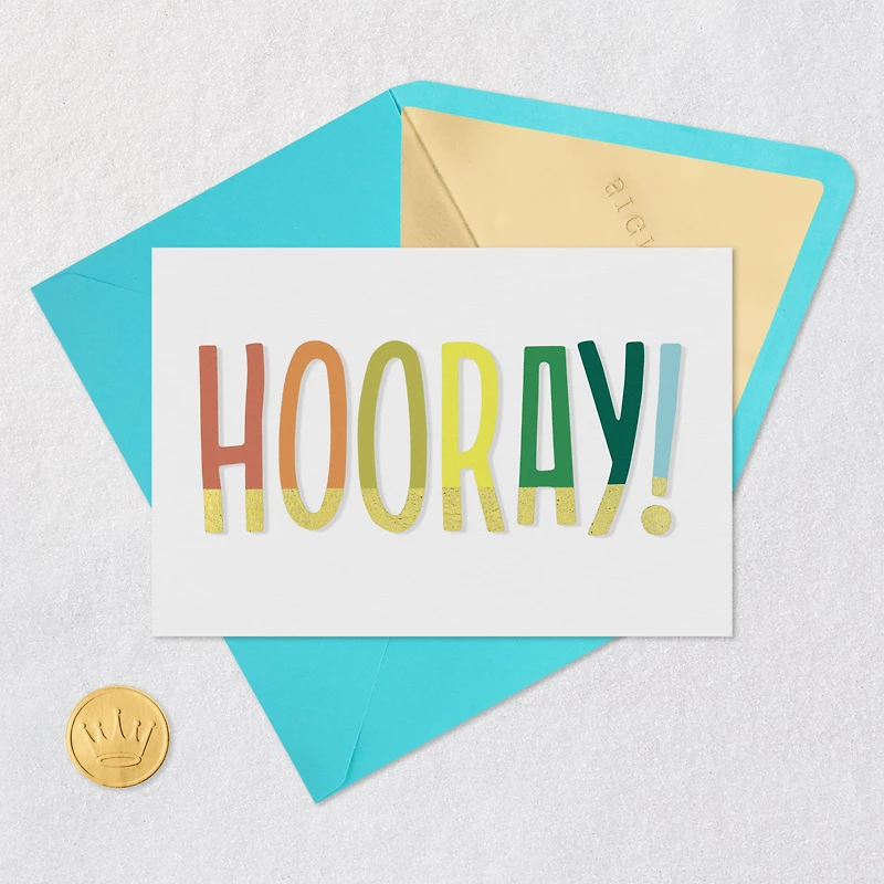 Hooray, You Did It Congratulations Card for only USD 7.59 | Hallmark