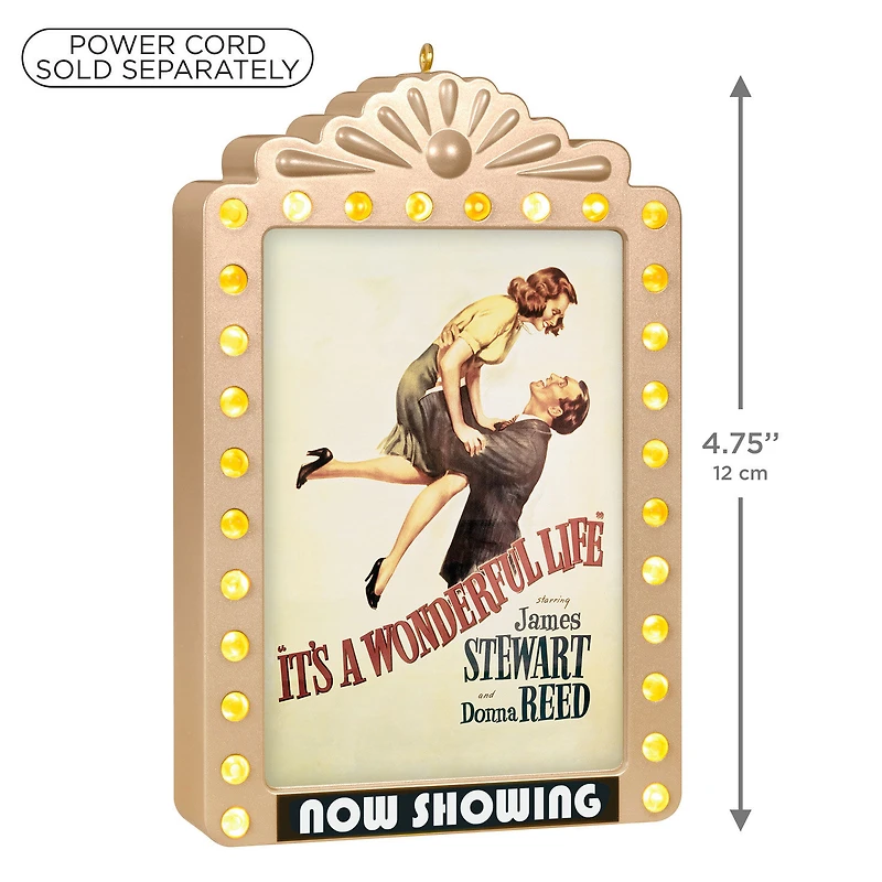 It's a Wonderful Life 80th Anniversary Now Showing Ornament With Light for only USD 27.99 | Hallmark