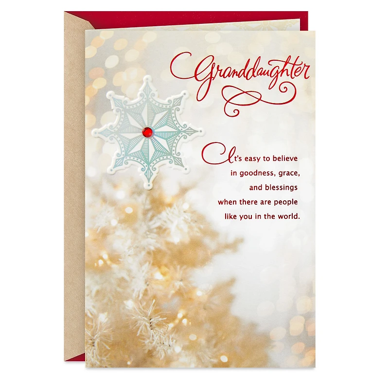 Your Good Heart Shines Christmas Card for Granddaughter for only USD 5.59 | Hallmark