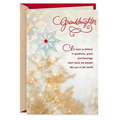 Your Good Heart Shines Christmas Card for Granddaughter for only USD 5.59 | Hallmark