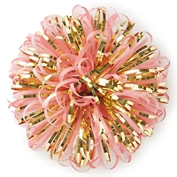 Pink and Gold Metallic Pom Pom Gift Bow, 5" for only USD 3.99 | Hallmark