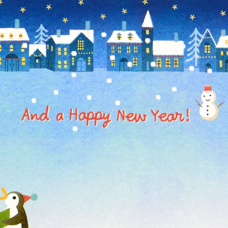 Penguin and Polar Bear Carolers Pop-Up Christmas Card for only USD 6.99 | Hallmark