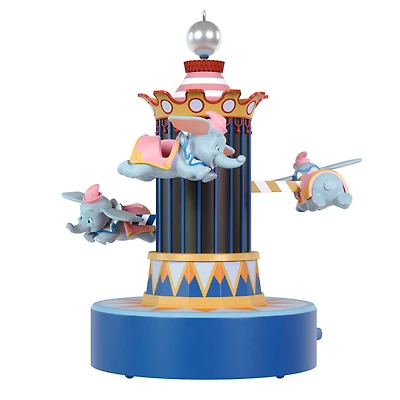 Disney Parks Memories 70 Years of Disneyland Dumbo the Flying Elephant Musical Ornament With Light and Motion for only USD 69.99 | Hallmark