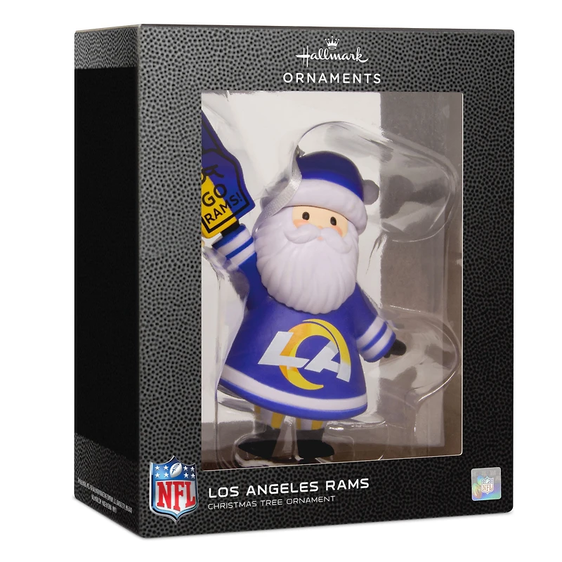 NFL Los Angeles Rams Santa Fan Hallmark Ornament for only USD 12.99 | Hallmark