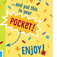 Put this in Your Pocket Money Holder Birthday Card for Kids for only USD 2.99 | Hallmark