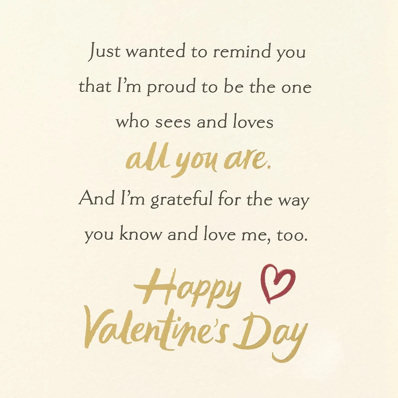 Proud and Grateful for All You Are Valentine's Day Card for Husband for only USD 7.99 | Hallmark