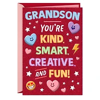 Smart, Creative and Fun Valentine's Day Card for Grandson for only USD 4.59 | Hallmark