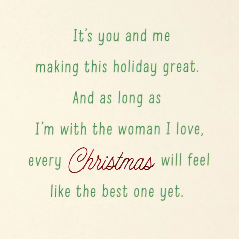 You're All I Need Romantic Christmas Card for Her for only USD 6.59 | Hallmark