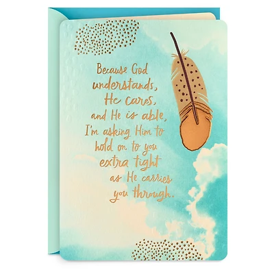 Asking God to Hold On Extra Tight Religious Thinking of You Card for only USD 4.99 | Hallmark
