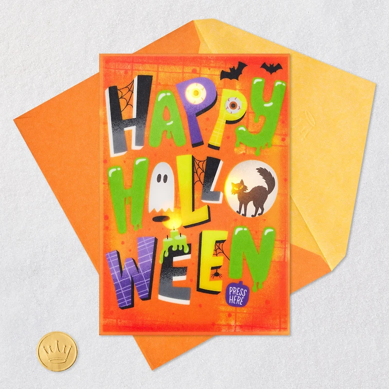 Frightfully Fun Musical Halloween Card with Light for only USD 8.99 | Hallmark