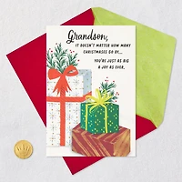 No Matter How Many Christmases Go By Christmas Card for Grandson for only USD 4.59 | Hallmark