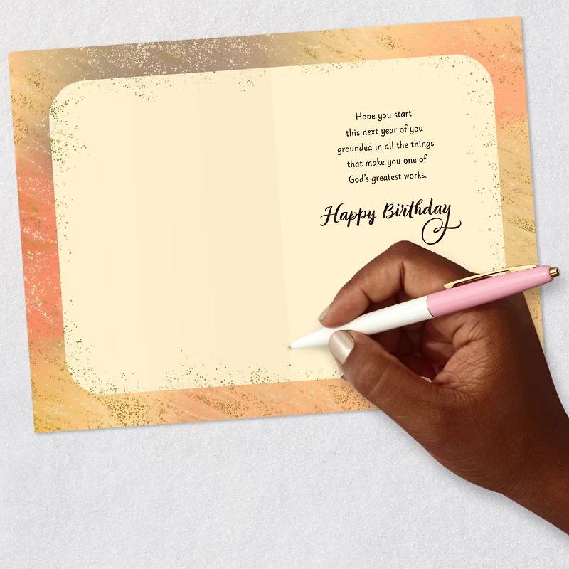 God Made You Wonderful Birthday Card for only USD 4.59 | Hallmark
