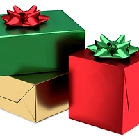 Red, Green, Gold Foil 3-Pack Christmas Wrapping Paper, 60 sq. ft. for only USD 16.99 | Hallmark