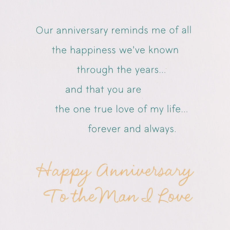 You're My One True Love Anniversary Card for Husband for only USD 5.99 | Hallmark