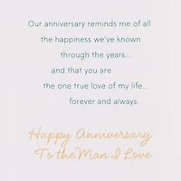 You're My One True Love Anniversary Card for Husband for only USD 5.99 | Hallmark