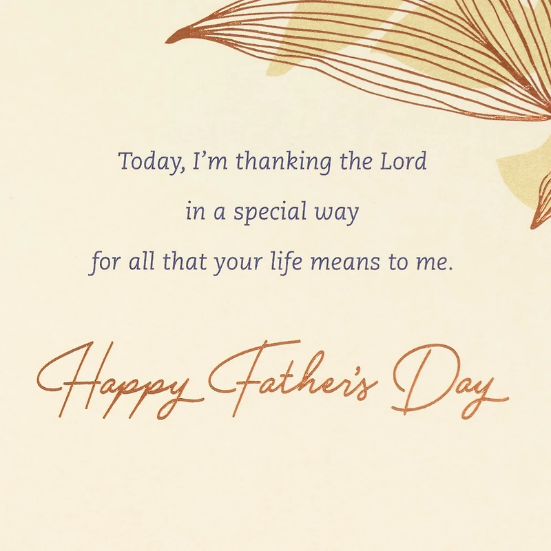 I'm Blessed By Your Example Religious Father's Day Card for only USD 5.99 | Hallmark