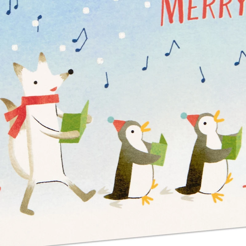 Penguin and Polar Bear Carolers Pop-Up Christmas Card for only USD 6.99 | Hallmark