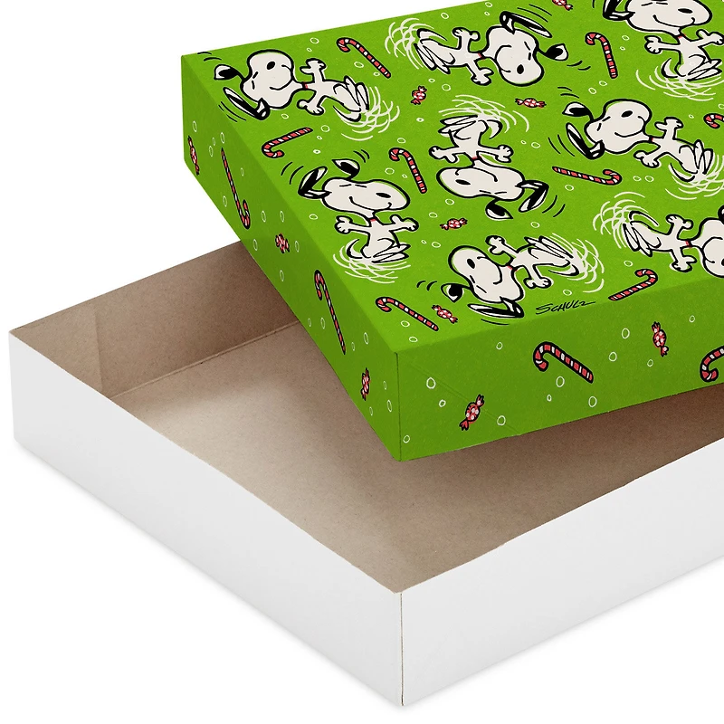 Peanuts® Red and Green 4-Pack Medium Christmas Gift Boxes for only USD 6.99 | Hallmark